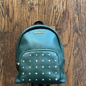 Michael Kors Green Studded Backpack Purse